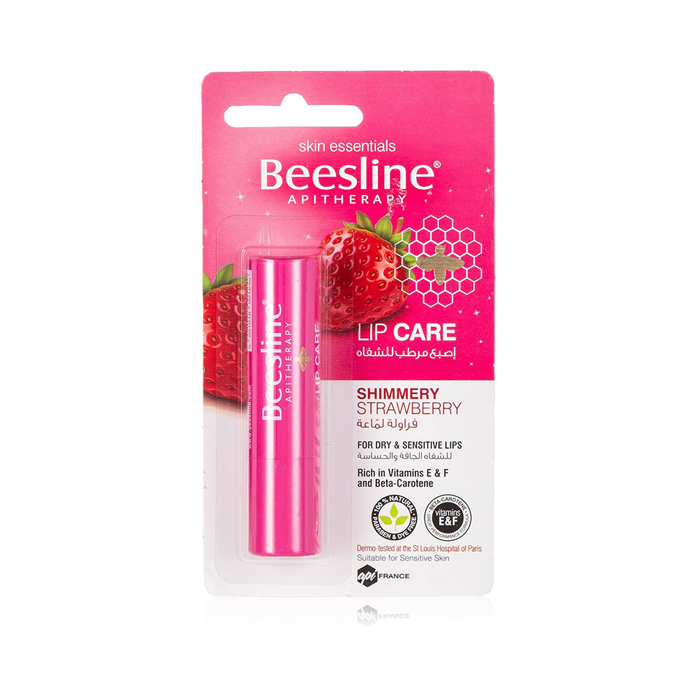 Beesline lip care shimmery strawberry 